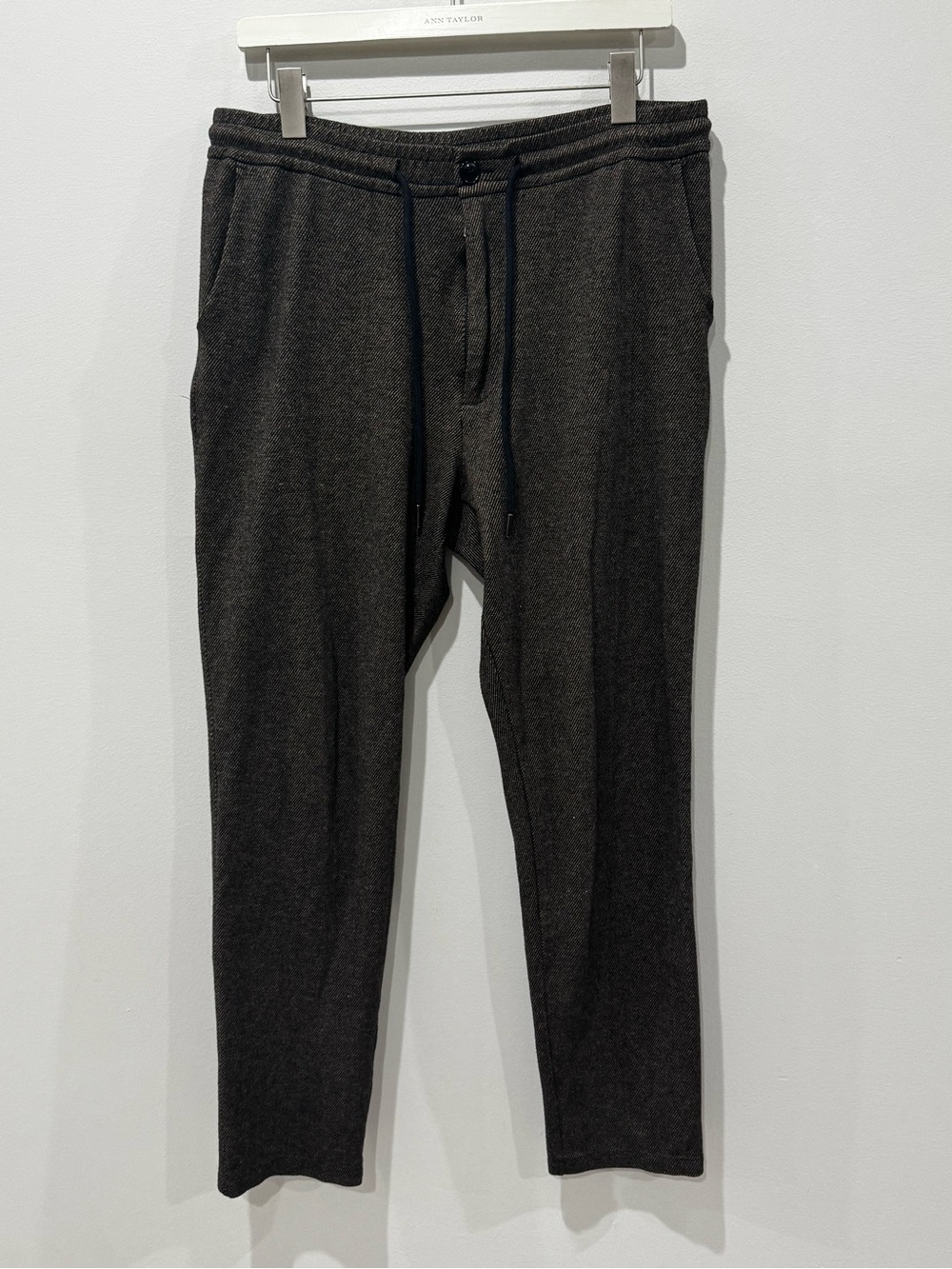 Todd Snyder Size large Brown Tweed Drawstring Lux Sweatpants